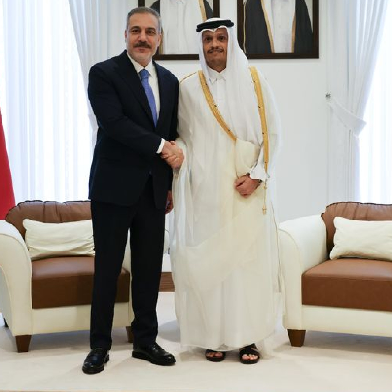 Bakan Fidan, Al Sani ile görüştü