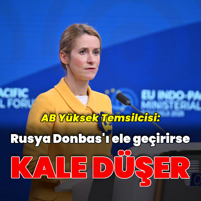 "Rusya Donbas'ı ele geçirirse kale düşer"