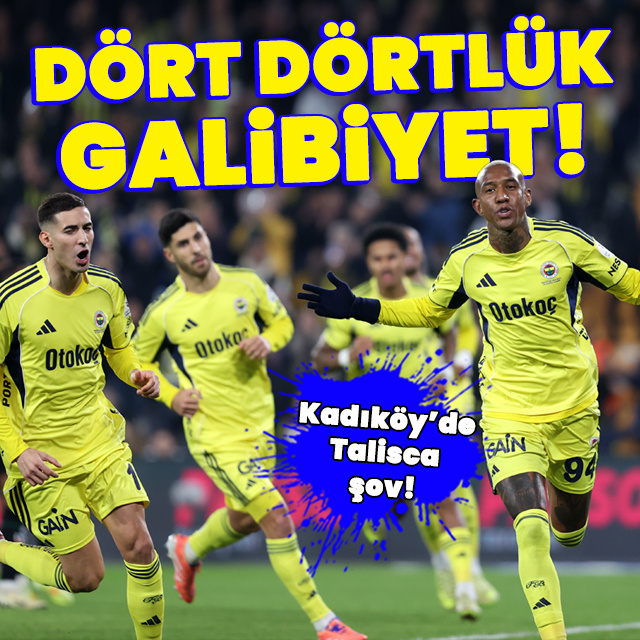 F.Bahçe'den dört dörtlük galibiyet!