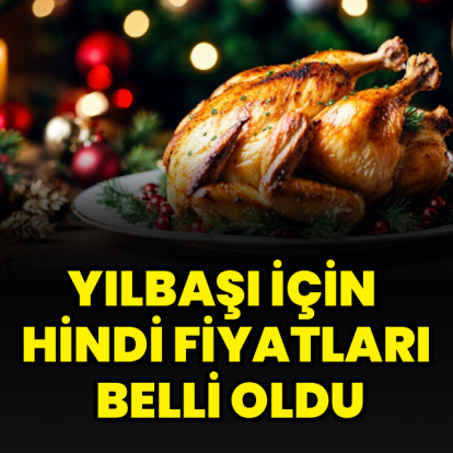 Yılbaşı için hindi fiyatları belli oldu