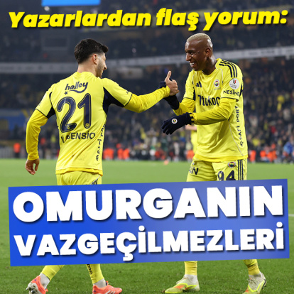 Yazarlardan çarpıcı yorum: Omurganın vazgeçilmezleri!