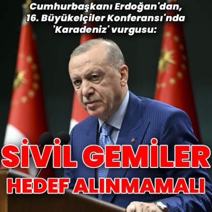 Cumhurbaşkanı Erdoğan'dan Karadeniz mesajı