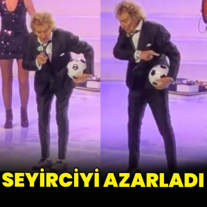 Seyircisini azarladı