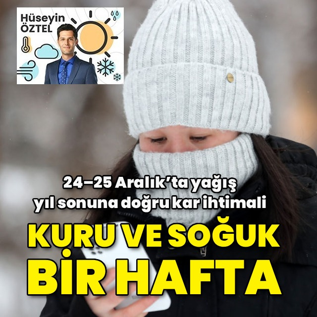Kuru ve soğuk bir hafta