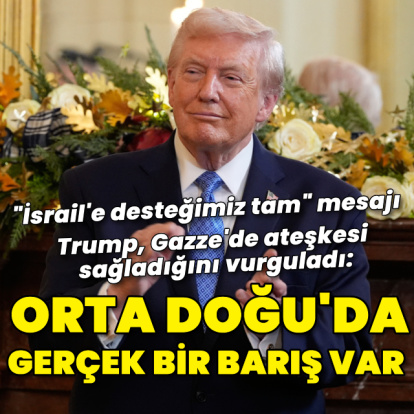 Trump'tan "İsrail'e desteğimiz tam" mesajı