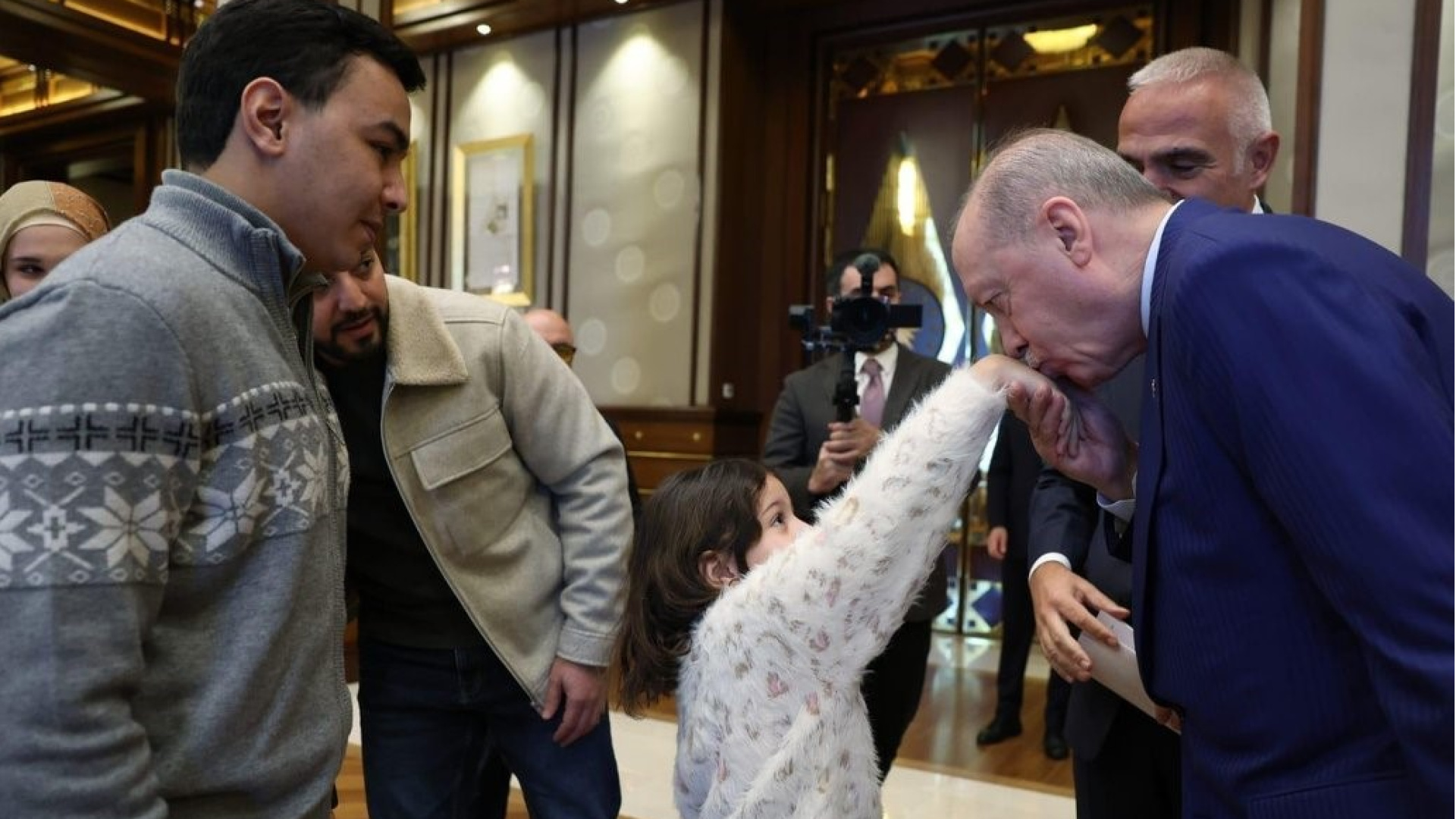 Beştepe'de duygulandıran kabul | Son dakika haberleri