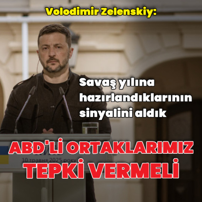 Zelenskiy, ABD'ye seslendi