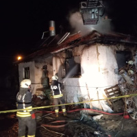 Akşehir'de yürek yakan yangın