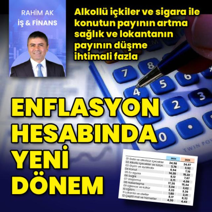 Enflasyon hesabında yeni dönem