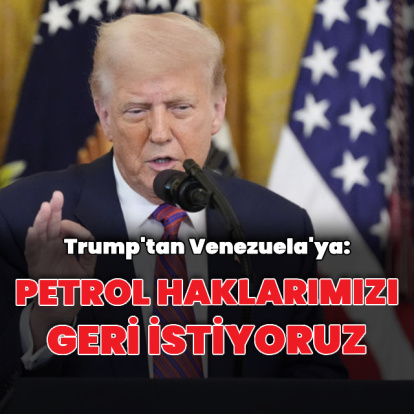 Trump: Petrol haklarımızı geri istiyoruz
