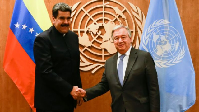 Maduro, Guterres ile bölgesel barışı konuştu