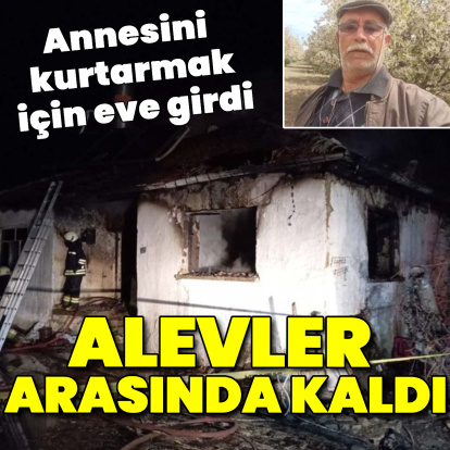 Annesini kurtarmaya çalışırken hayatını kaybetti