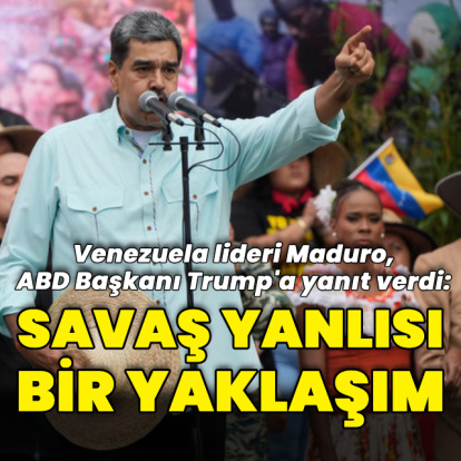 Maduro'dan Trump'a yanıt