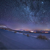 Bitlis'te, Perseid meteor yağmuru