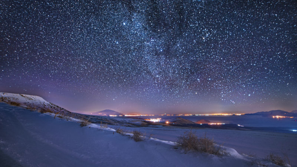 Bitlis'te, Perseid meteor yağmuru