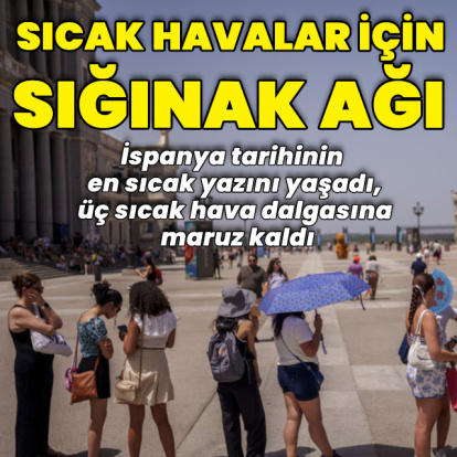 İspanya sıcak havalardan korunmak için sığınak ağı kuruyor