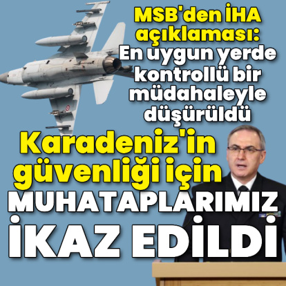 "Vurulan İHA küçük parçalara ayrıldı"