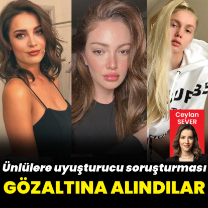 Ünlülere uyuşturucu soruşturması