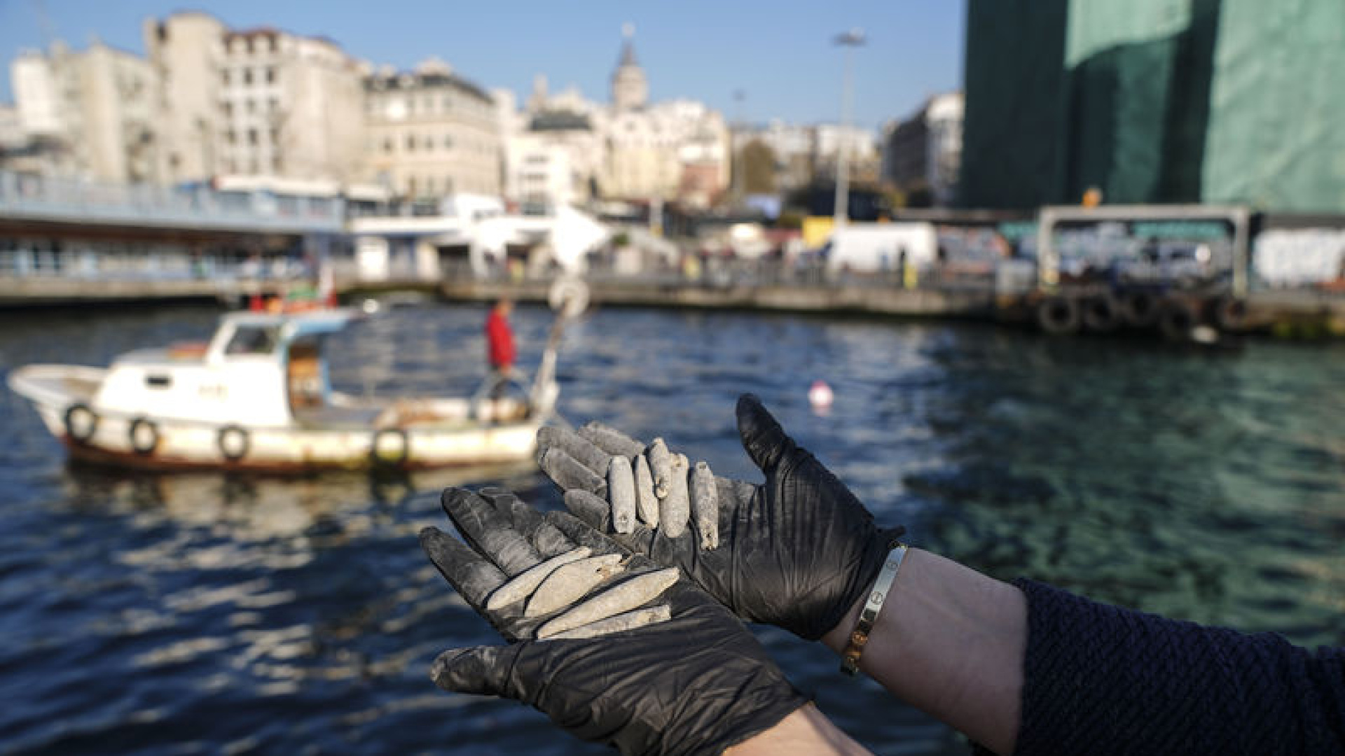 Son dakika: Haliç'ten 33 kilogram olta kurşunu çıkarıldı | Son dakika haberleri