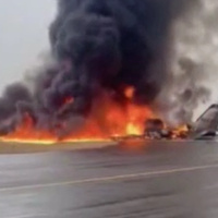 ABD'de özel jet düştü: 7 ölü