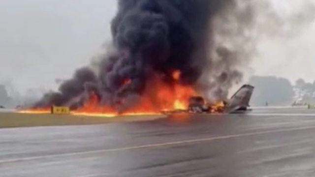 ABD'de özel jet düştü: 7 ölü