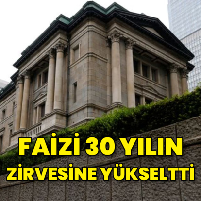 Faizi 30 yılın zirvesine yükseltti