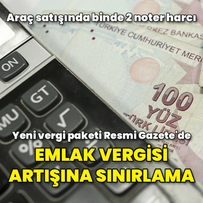Emlak vergisi artışına sınırlama