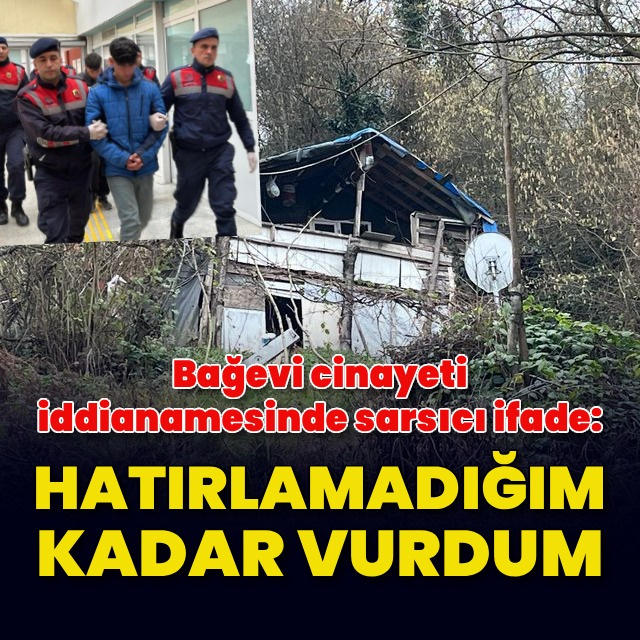 İddianamede sarsıcı ifade