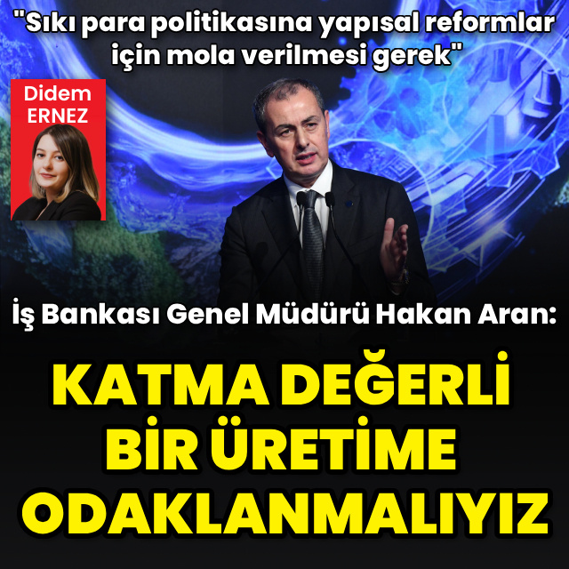 Katma değerli bir üretime odaklanmalıyız