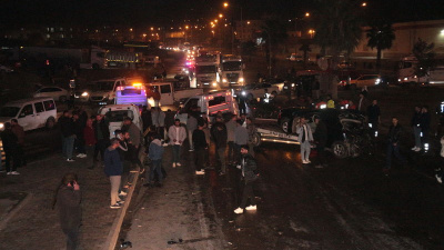 Cizre'de 7 araçlık zincirleme kaza: 7 yaralı