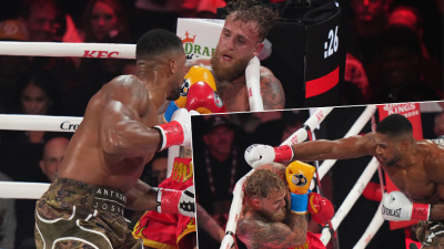 Anthony Joshua, Jake Paul'u nakavt etti