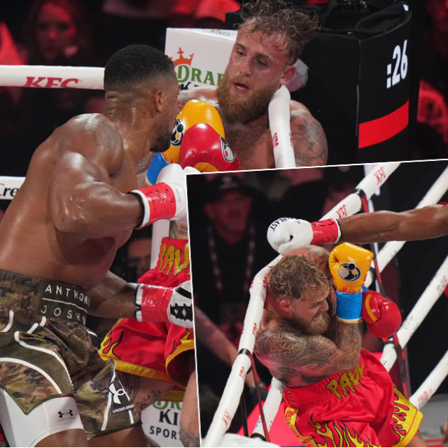 Anthony Joshua, Jake Paul'u nakavt etti