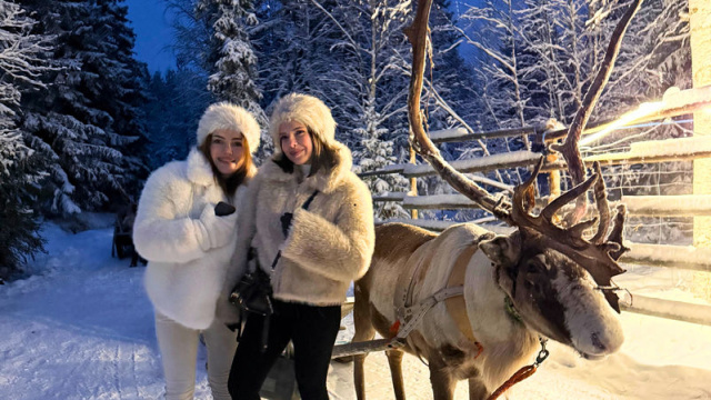 Kuzey Kutup Dairesi'nin üzerinden geçen masalsı Fin kenti