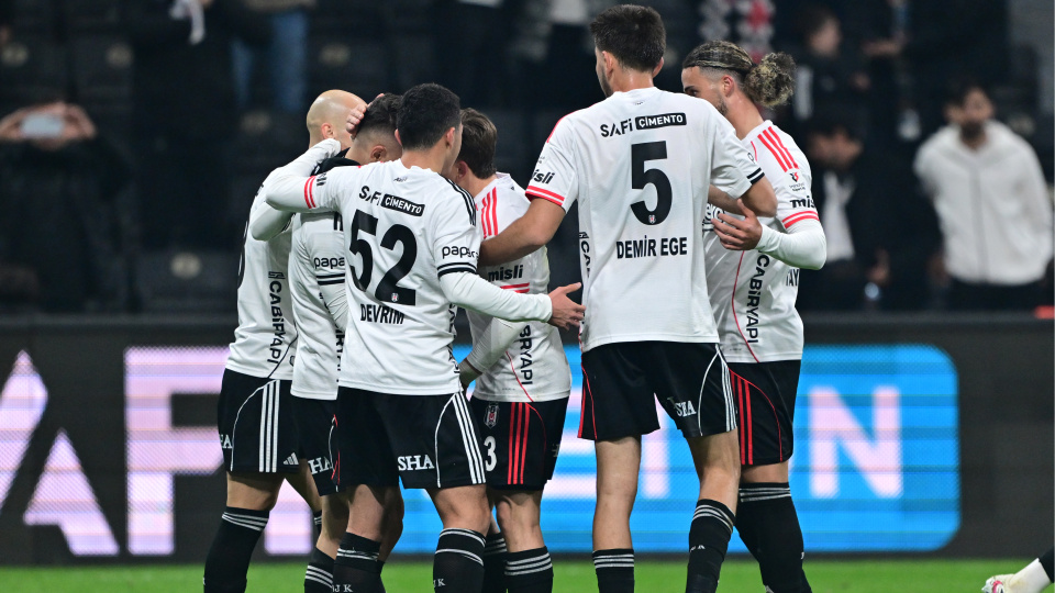 Beşiktaş sahasında kazandı!