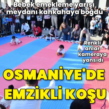 Osmaniye'de emzikli koşu