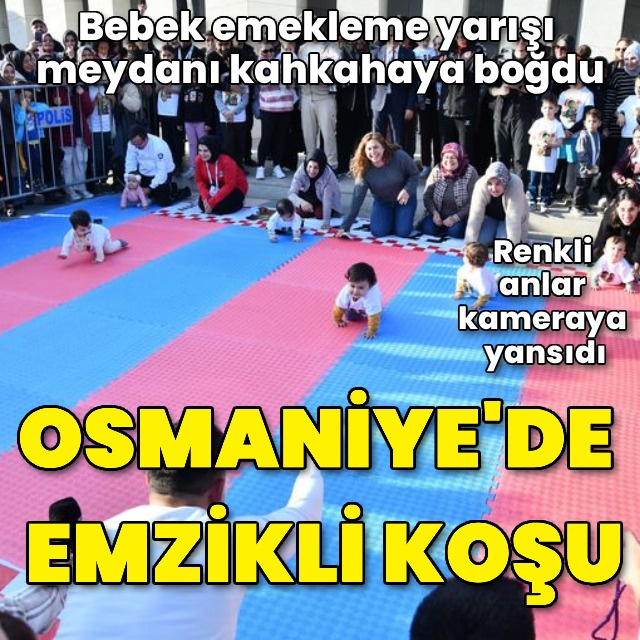 Osmaniye'de emzikli koşu