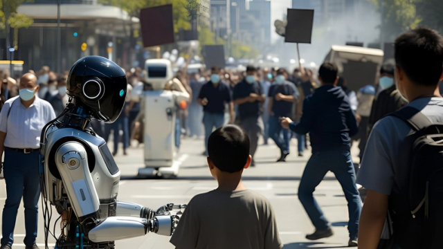 Robot suç dalgaları kapıda