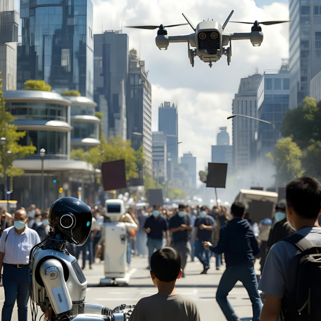 Robot suç dalgaları kapıda