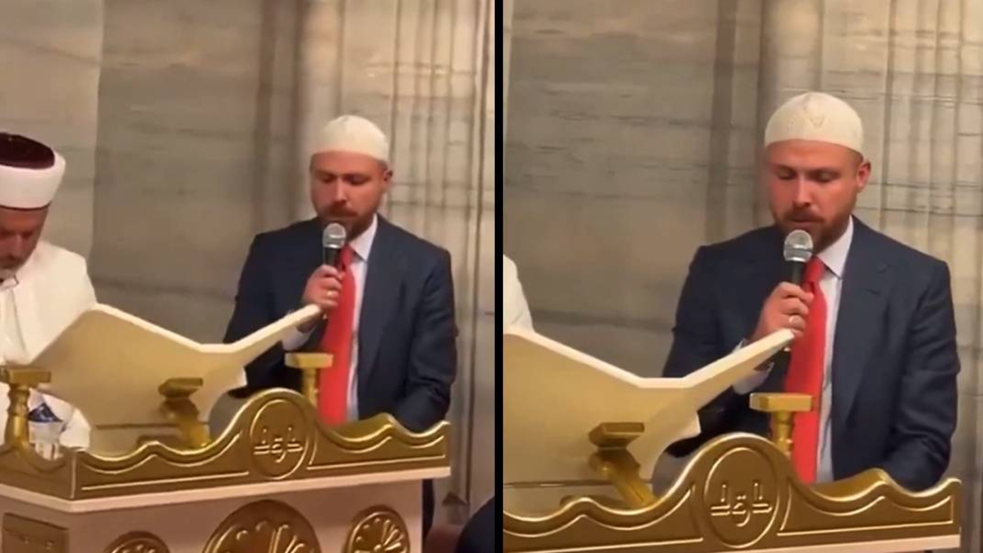 Bilal Erdoğan’dan Kur'an-ı Kerim okudu