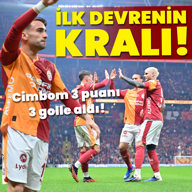 Galatasaray üç puanı üç golle aldı!