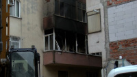 5 katlı binada şüpheli yangın