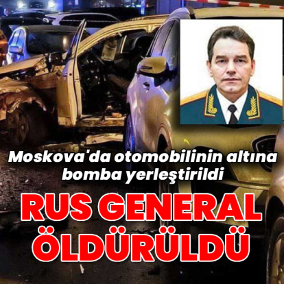 Moskova'da araç patladı, Rus general öldü