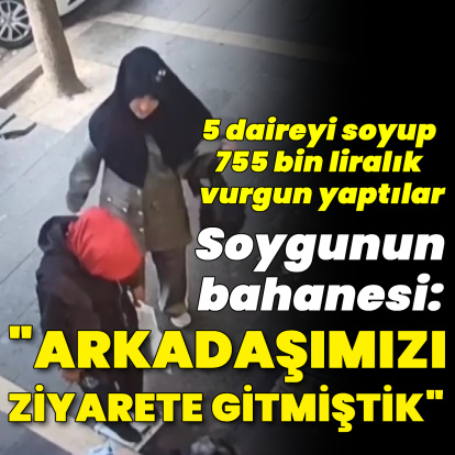 Arkadaş ziyareti dediler... Vurgun yaptılar