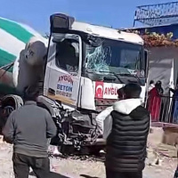 Bahçeye giren beton mikseri 1 can aldı