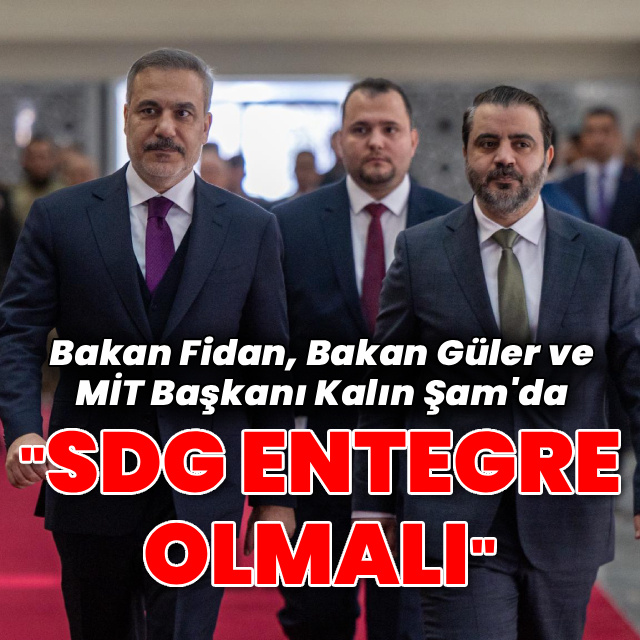 Suriye'ye kritik ziyaret: SDG entegre olmalı