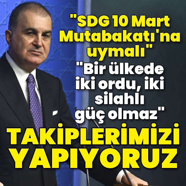 "SDG 10 Mart Mutabakatı'na uymalı"