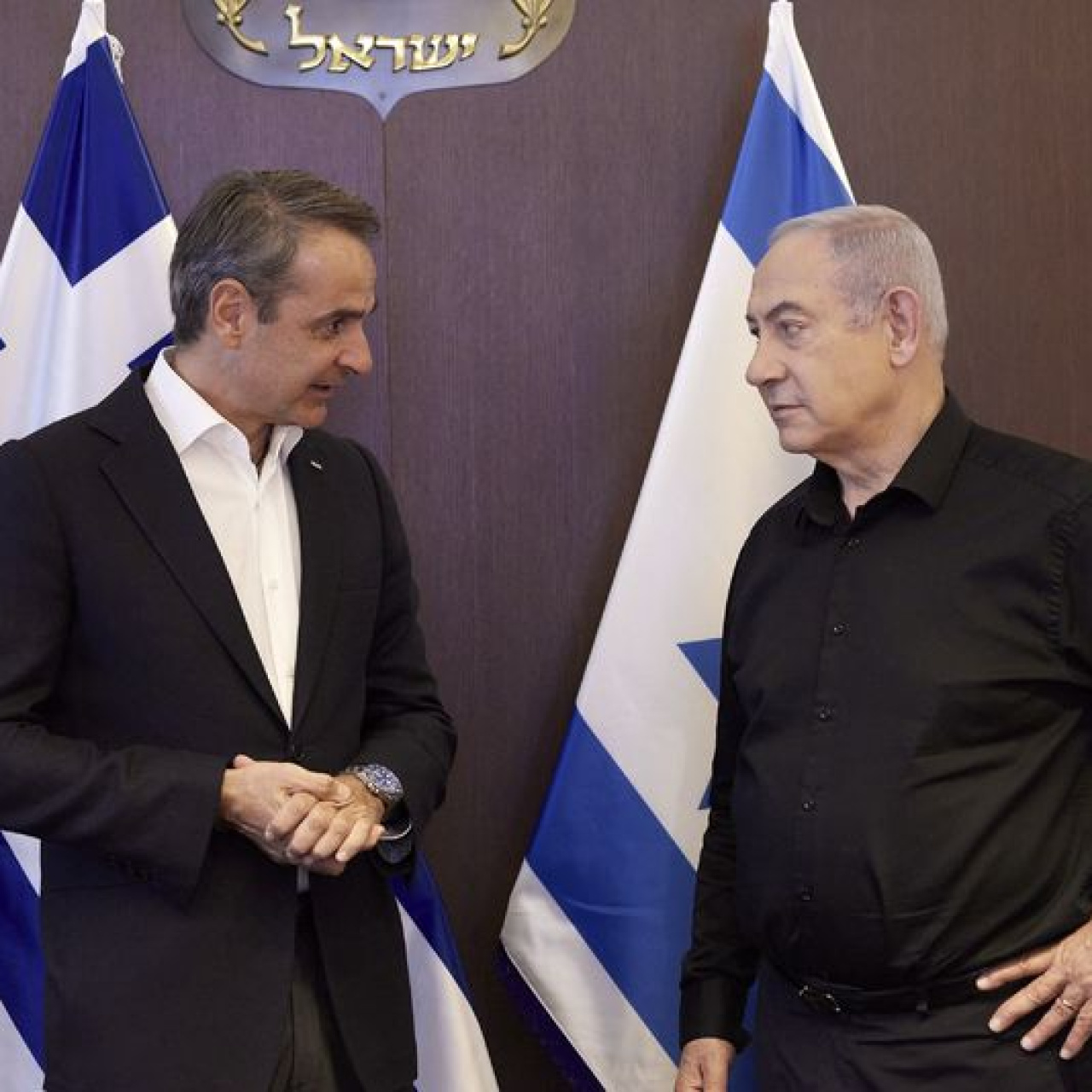 Netanyahu, Miçotakis ile görüştü