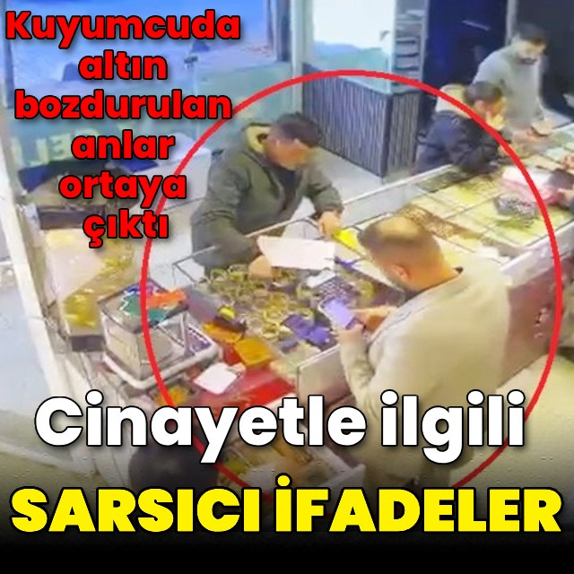 Cinayetle ilgili sarsıcı ifadeler