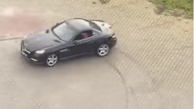 Özel hastanenin valeleri müşterinin otomobiliyle drift attı