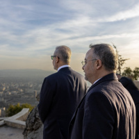 Bakan Fidan, Kasyun Dağı'ndan Şam'ı seyretti